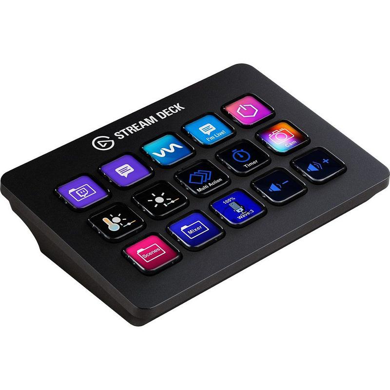 Stream Deck Elgato MK.2, 15 Teclas LCD, USB-C - Preto